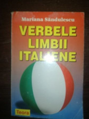 Verbele limbii italiene- Mariana Sandulescu foto