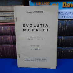 CHARLES LETOURNEAU - EVOLUTIA MORALEI , INTERBELICA