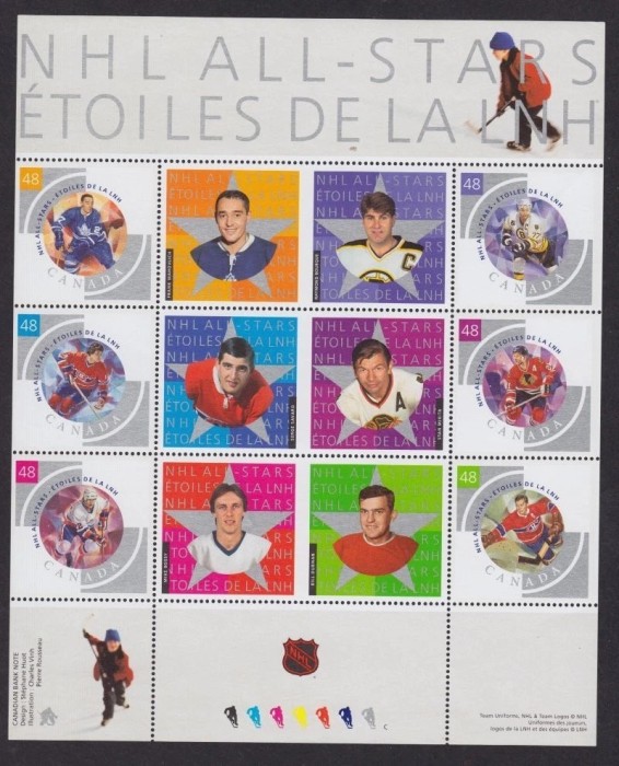 Canada 2003 - Hochei, NHL, jucători, minicoala neuzata