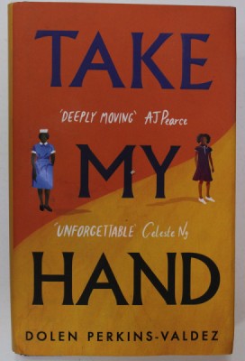 TAKE MY HAND by DOLEN PERKINS - VALDEZ , 2022 , COPERTA CU URME DE UZURA SI HALOURI DE APA * foto