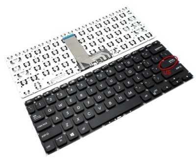 Tastatura Asus VivoBook 14 412FA layout US fara rama enter mic, VivoBook 14 X412 layout US fara rama enter mic foto