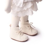 Ghetute ivoire pentru fetite (Marime Disponibila: 9-12 luni (Marimea 20