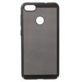 Husa Huawei P9 Lite MyStyle Mesh Black - Carcasa Protectie Rezistenta Socuri, Praf, Zgarieturi - Plastic Negru