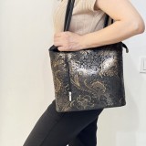 Geanta Dama de Umar si Rucsac 2 in 1 multifunctionala din piele naturala, HandMade in Italy, 27x25x9 cm