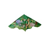 Zmeu multicolor, model jungla, tip deltaplan, 100 x 120cm