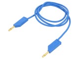 Cablu de măsurare HIRSCHMANN 1m 60VDC 30VAC 32A albastru