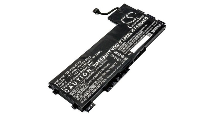 Cameron Sino 7700mAh HP ZBook 15 G3,ZBook 17 G3,ZBook 15 G4 (1RR24ES),ZBook 15 G3 (T7V57EA),ZBook 15 G3-Y6J87ES,ZBook 15 G3 T7V57EA,ZBook 15 G3 T7V61E