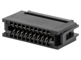 Conector Margine 20 PIN IDC pentru Cablu-Bandă 1,27mm Gold, CONNFLY