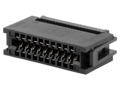 Conector Margine 20 PIN IDC pentru Cablu-Bandă 1,27mm Gold