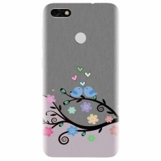 Husa silicon pentru Huawei P9 Lite mini, Bird Love