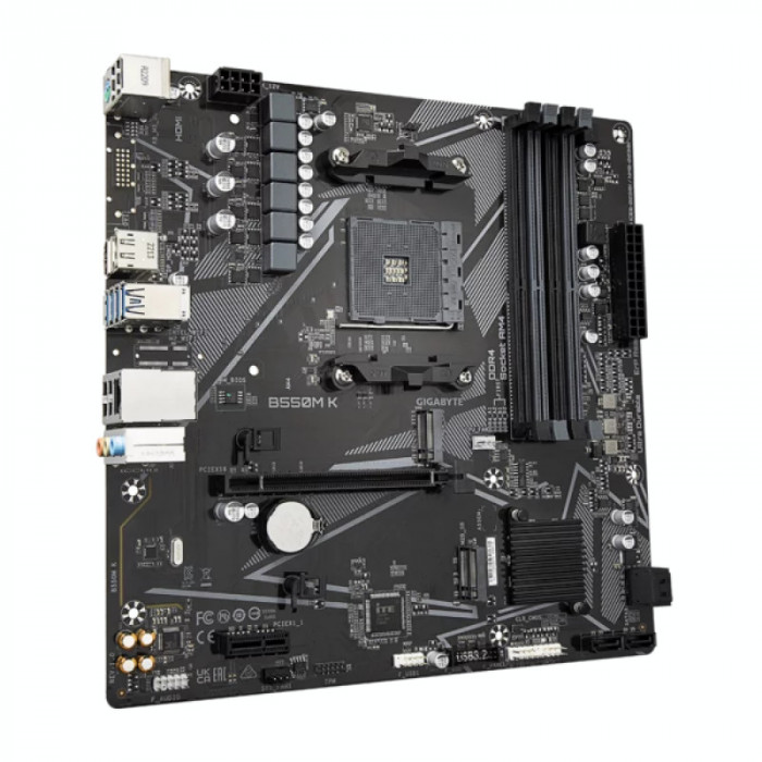 Placa de baza GIGABYTE B550M K