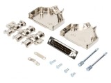 D-Sub 25-Pin Mufă Tată pentru Lipire pe Cablu - Set Complet, MH CONNECTORS