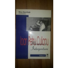 Ioan Petru Culianu Memorie si interpretare-Nicu Gavriluta