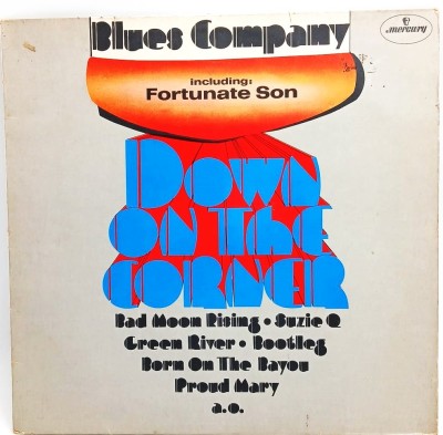 Blues Company &amp;lrm;&amp;ndash; Down On The Corner NM / VG+ vinil LP disc rock clasic blues Mercury Germania 1972 foto