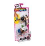 Cumpara ieftin Set 2 pachete Tech Deck SK 8 Crew - 2 seturi, Placa si figurina 9.6 cm, Sapca neagra si casca alba