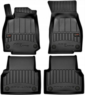 Set Covorase Auto Cauciuc Negro Citroen DS4 2011-2015 Pro Line Tip Tavita 3D 3D426894 foto