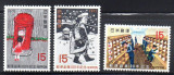 JAPONIA 1971, Aniversari, 100 de ani POSTA, serie neuzata, MNH, Nestampilat
