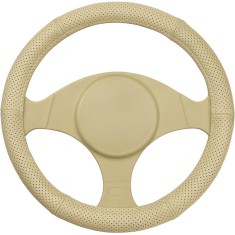 Husa Volan Piele Naturala Perforata Bej 37-39 Cm Umbrella