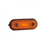 Lampa Gabarit LED Fristom 12V 24V E20, 118x46mm, Galbena, Omologata, Universala, Auto, Remorca, Camion