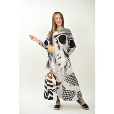 ROCHIE ESENTA FEMININA LUNGA CU BUZUNARE SI DESIGN TIMELESS PERFECT LADY TALIE UNICA Multicolora