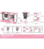 Blender Roz și Storcător de Fructe Happy Gourmet