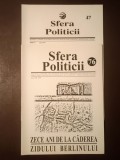 Revista Sfera Politicii nr. 47: Gender (1997) + nr. 76: Zece ani de la căderea Zidului Berlinului (1999)