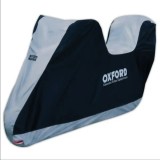 Husa scutere exterior Oxford Aquatex (gri-negru) - marime: S - waterproof (pentru modele echipate cu parbriz si cutie)