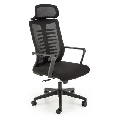 Scaun ergonomic mesh HM Fabio negru foto