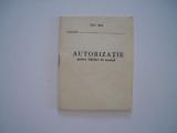 Autorizatie pentru legatori de sarcina, 1992, necompletat, Romania de la 1950, Documente