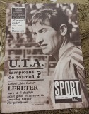 Myh 112 - Revista SPORT - nr 22/noiembrie 1968 - Progresul Bucuresti