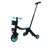 Bicicleta 8 in 1, Flippy, Transformabila, Multifunctionala, Reglare Inaltime, cu Maner de Impingere Detasabil, Tricicleta, Trotineta, 3 Roti, Pedale,