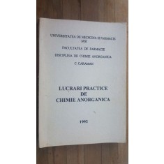 Lucrari practice de chimie anorganica- C.Caraman