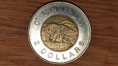 Canada - moneda de colectie comemorativa - 2 dollars 2002 - Golden Jubilee foto