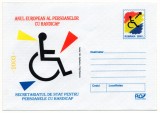 ROMANIA 2002, Anul European al Persoanelor cu Handicap, intreg postal
