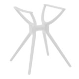 Cumpara ieftin Stalp picior suport blat masuta de cafea Herno alb plastic PP 60x61x73 cm
