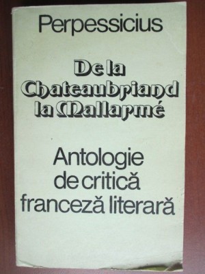 De la Chateaubriand la Mallarme foto