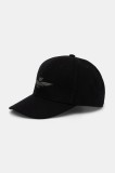Aeronautica Militare șapcă căptușită cu l&acirc;nă culoarea negru, HA1085UCT02333