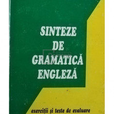 Georgiana Gălățeanu-Fârnoagă - Sinteze de gramatică engleză (editia 1995)