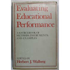 EVALUATING EDUCATIONAL PERFORMANCE , edited by HERBERT J. WALBERG , 1974