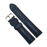 Cumpara ieftin Curea Ceas &bdquo;Fleurus Kraft Stealth&rdquo; &ndash; Piele Robustă de Vițel, Negru Integral