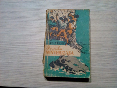 INSULA MISTERIOASA - Jules Verne - Editura Tineretului, 1959, 589 p. foto