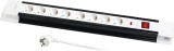 PRELUNGITOR LOGILINK, Schuko x 8, conectare prin Schuko (T), cablu 3 m, 16 A, protectie copii, alb/ negru, &quot;LPS207&quot; (timbru verde 0.18 lei)