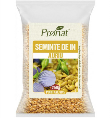 Seminte de In Auriu 250 grame Pronat foto