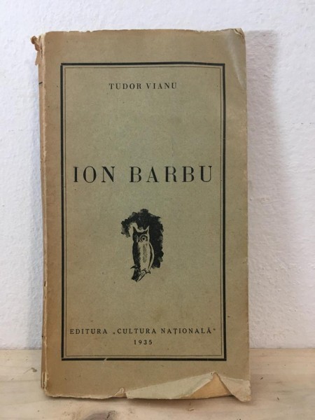 Tudor Vianu - Ion Barbu