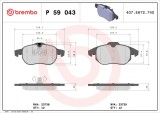 BREMBO P 59 043 PRIME LINE set placute frana,frana disc