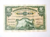 Cumpara ieftin Rara! Gibraltar 1 Pound 1977 seria:457770,bancnota din imagini la cel mai mic pret