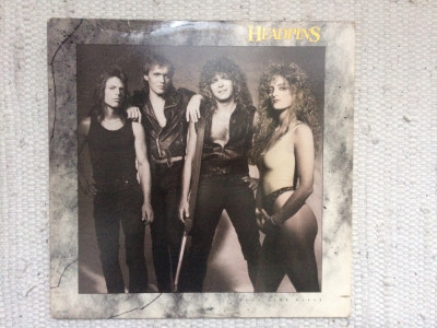 Headpins Head Over Heels 1985 disc vinyl lp muzica hard rock MCA Records USA VG+ foto