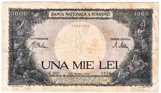 Bancnota 1000 lei 10 septembrie 1941 (4) foto