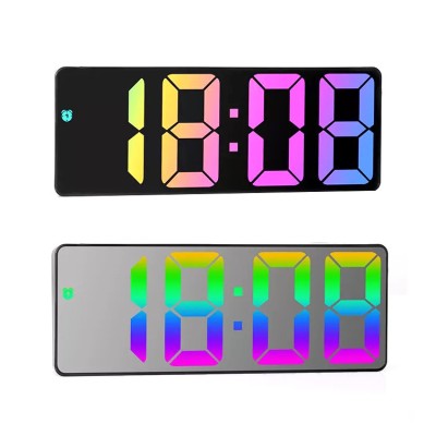 Ceas electronic A235, digital, multifunctional, afisaj LCD RGB foto