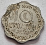 Sri Lanka, 10 Cents 1978